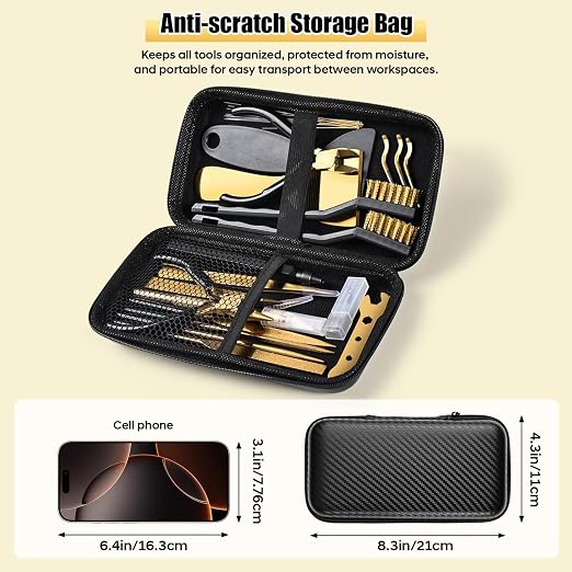 3D Printer Tool Kit, Premium Black & Gold 40-Piece 3D Printing Tool Set - Image 9
