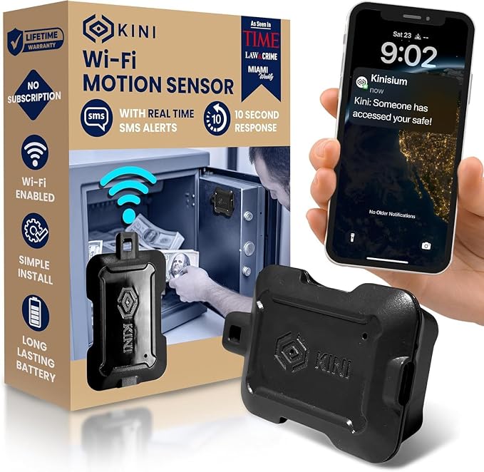 Kini Safe Alert Wi-Fi Motion Sensor Alarm by Kinisium