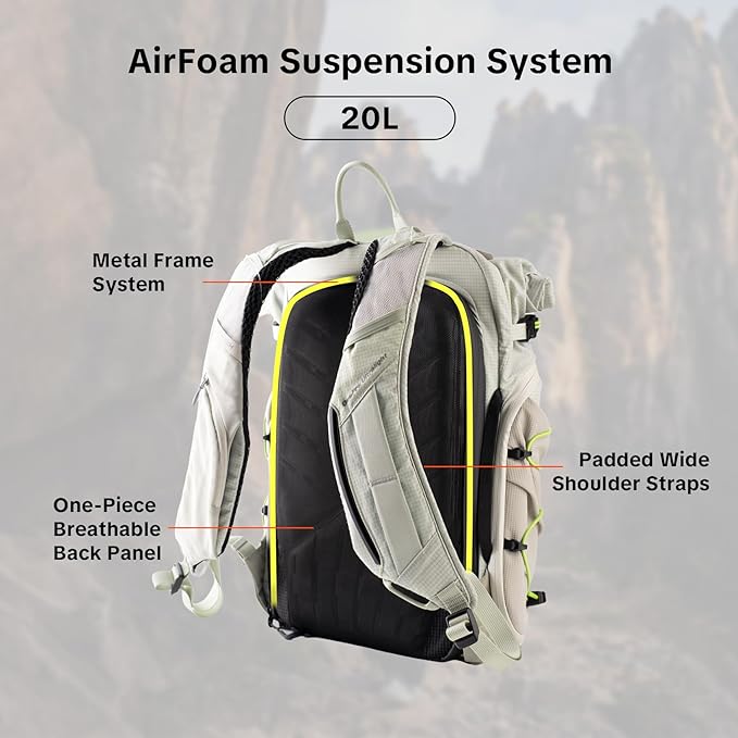 PGYTECH OnePro Ultralight Camera Backpack, Expandable Camera Bag 20L - Image 2