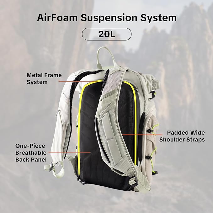 PGYTECH OnePro Ultralight Camera Backpack, Expandable Camera Bag 20L - Image 2