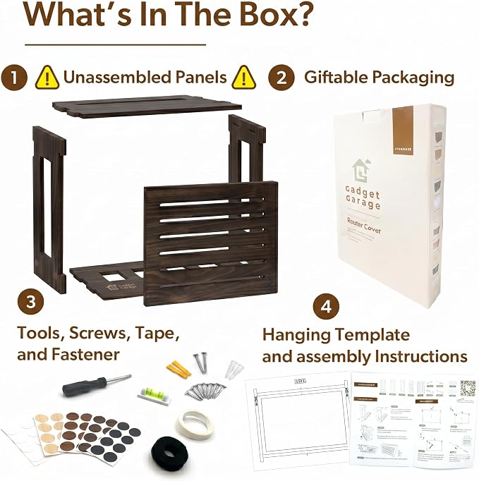 Wooden WiFi Router Storage Box - Image 4