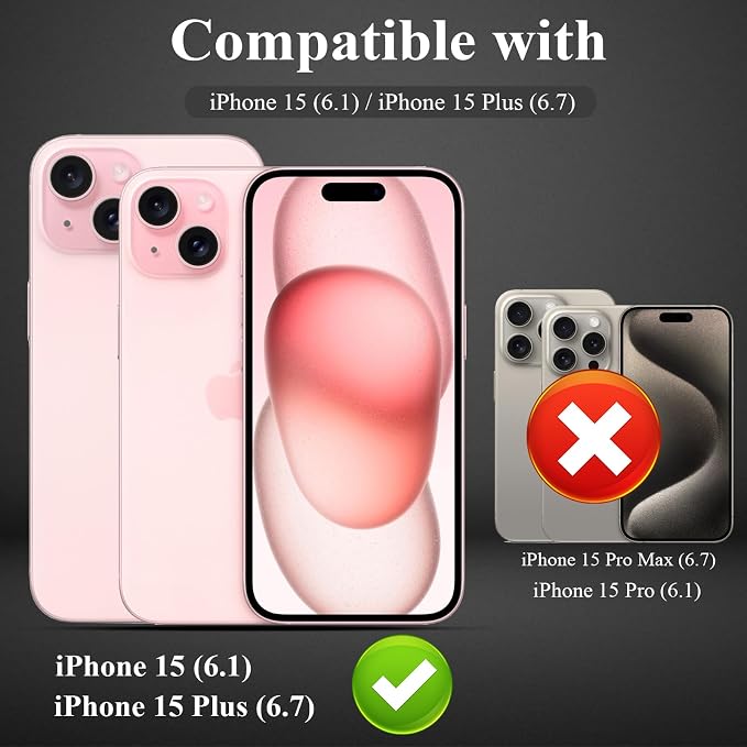 YWXTW [5 Pack Designed for iPhone 15 Camera Lens Protector, for iPhone 15 Plus - Image 2