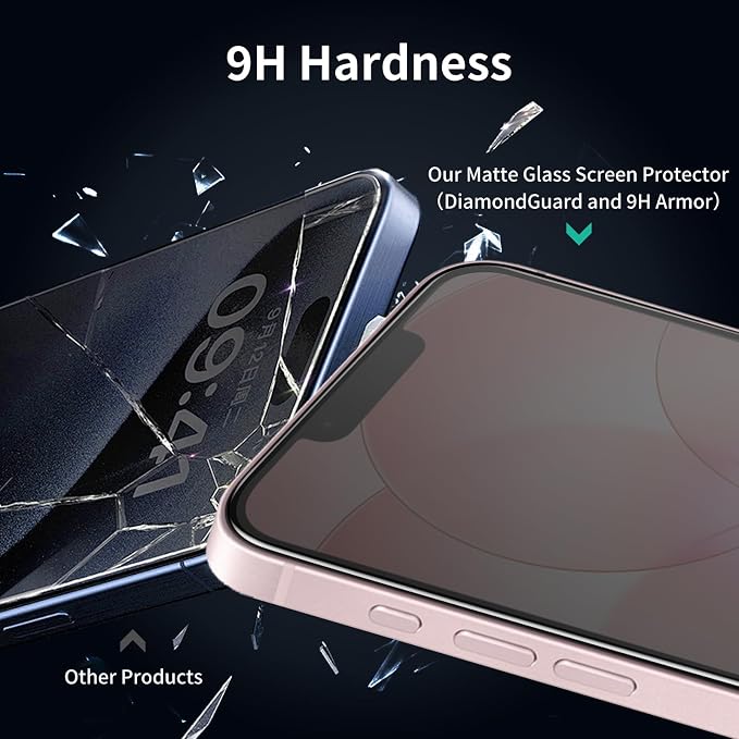2-Pack Matte Privacy Glass Screen Protector - Image 3