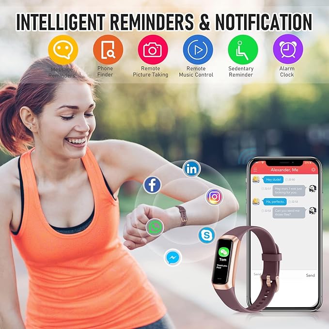 Fitness Tracker with 24/7 Heart Rate, Health Tracker with Step Counter Calories - Image 6