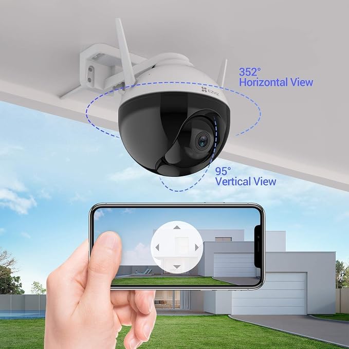 EZVIZ 360° Security Camera Outdoor, WiFi Camera - Image 2