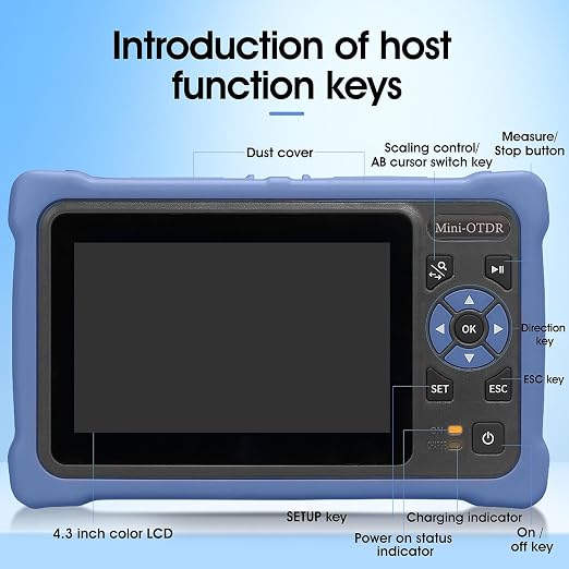 OTDR A-800U UPC Interface 12 in 1 Function 1310 1550 Fiber Optic Tester - Image 5