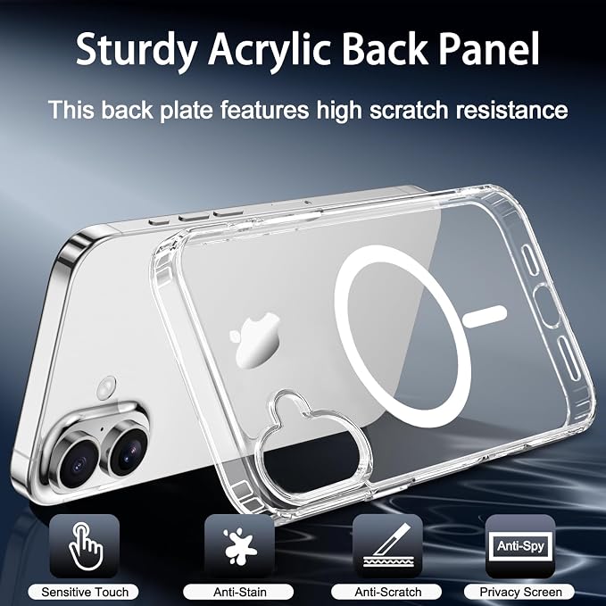 for iPhone 17 Case Clear, Magnetic iPhone 17Case - Image 2