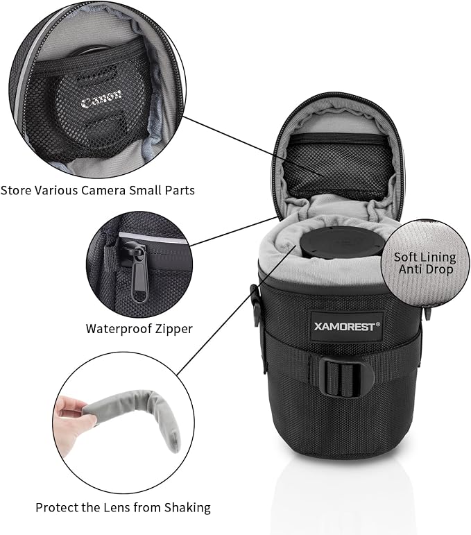 Camera Lens Case Lens Bag Compatible) - Image 4