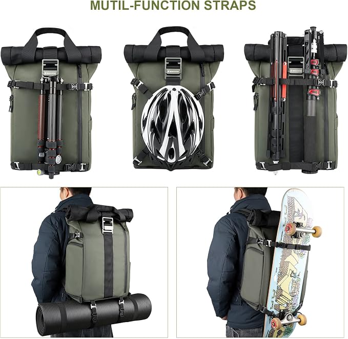 Besnfoto Camera Backpack for Photographer DSLR SLR Waterproof Camera Bag - Image 3
