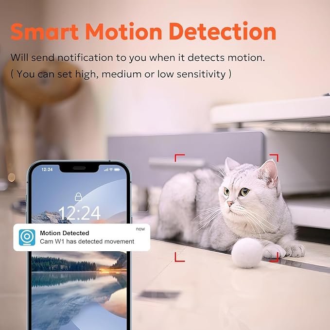 owltron Security Camera Indoor 2K, 360 Pan/Tilt Home Security Cameras - Image 4