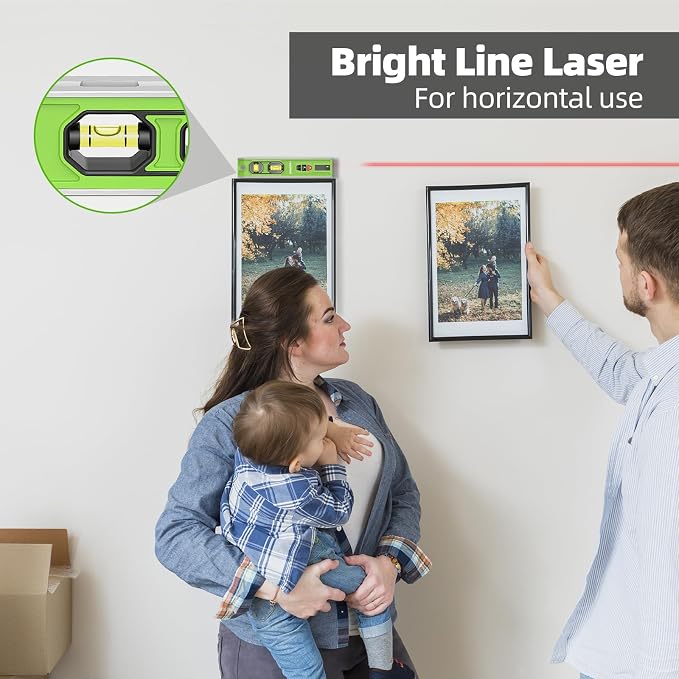 Huepar 3-in-1 Laser Level /65Ft Laser Distance Measure/Magnetic Torpedo Level - Image 3