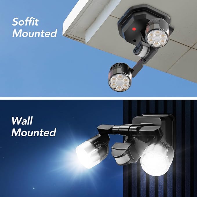 OREiN Motion Sensor Outdoor Lights, 3500LM 450° Adjustable Security Light - Image 5