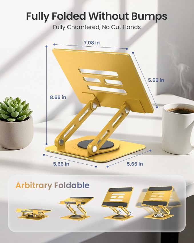 LOXP Metal Tablet Stand, 360 Rotating iPad Stand - Image 4
