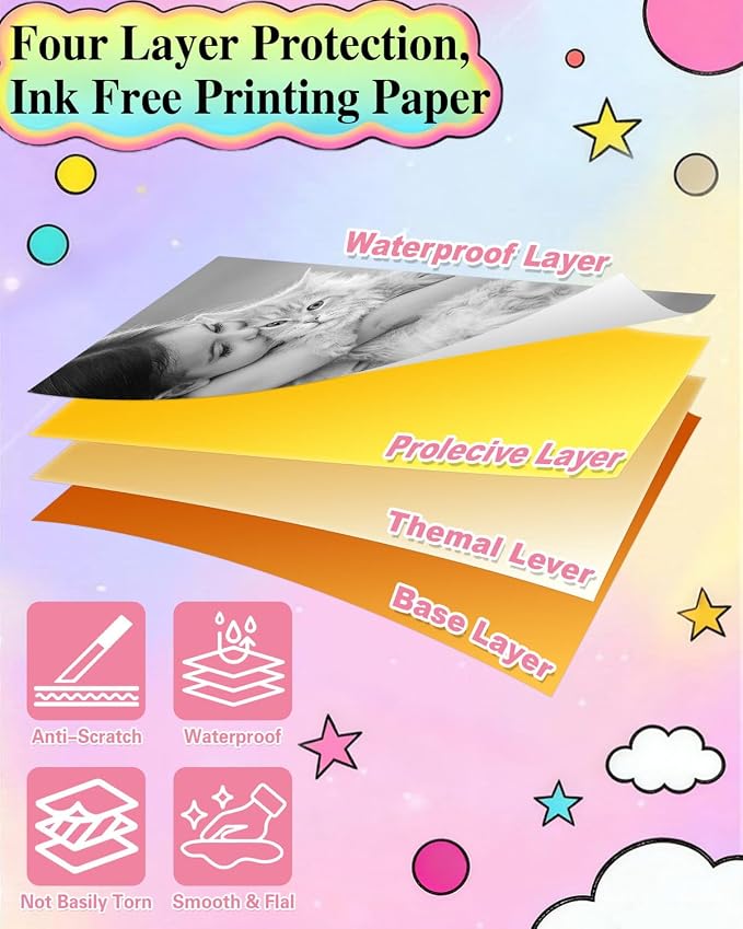 20 Rolls Instant Camera Refill Print Paper, HD Kidizoom Print Camera Paper - Image 8