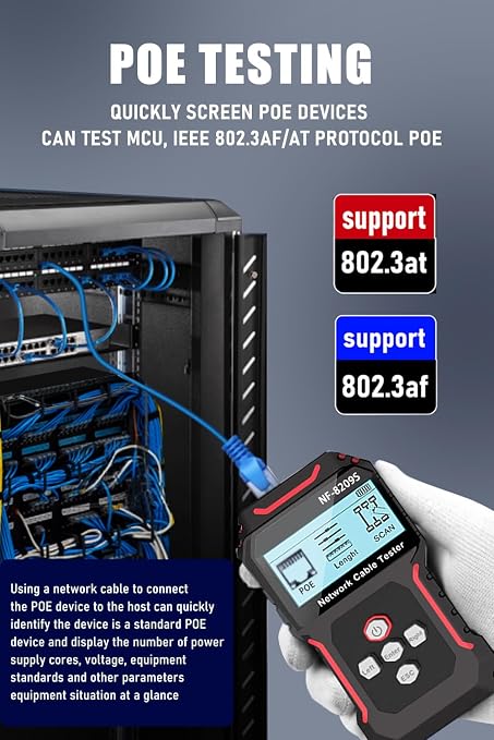 NF-8209S Network Cable Tester, RJ45 Ethernet Tester - Image 3