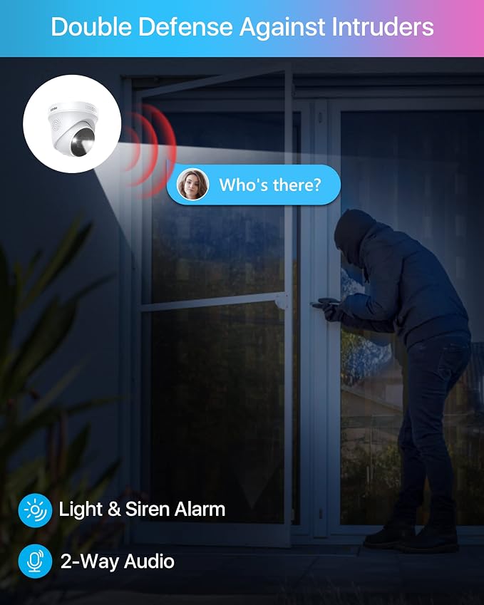 ZOSI 4K Spotlight PoE Security Camera System - Image 3