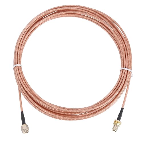 MECCANIXITY SMA Antenna Extension Cable, 19.7ft SMA Male Inner Pin to Female by MECCANIXITY