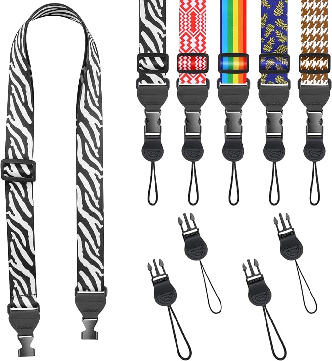 FIEIL Zebra Stripe Shoulder Strap, Adjustable Camera Strap by FIEIL