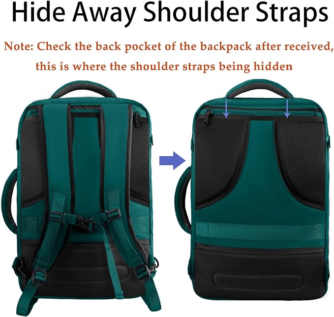 MATEIN Travel Backpack for Men Women, Carry on Backpack for Airplanes, Simple - Image 6