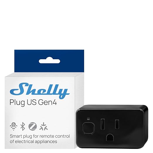 Shelly Smart Plug UL, Matter Outlet by Shelly