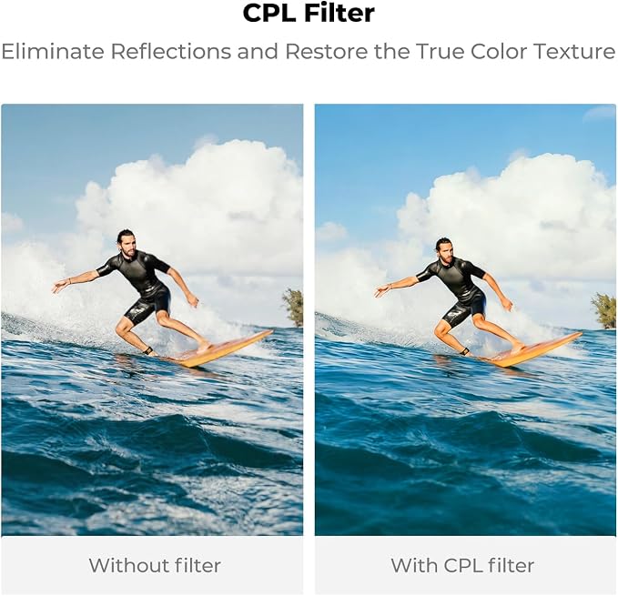 K&F CONCEPT Snap On CPL ND Filter Kit Compatible - Image 4