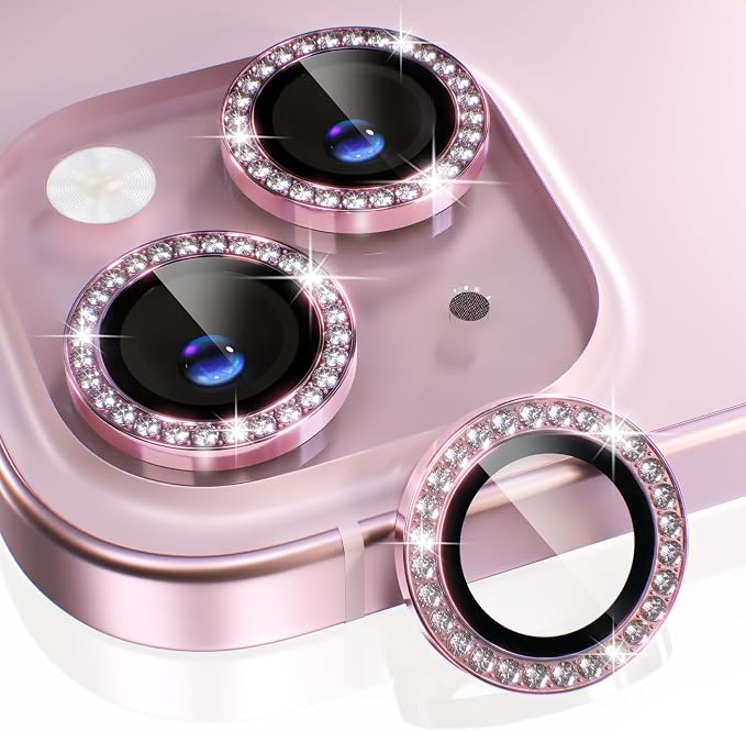 Choiche Compatible for iPhone 15 /iPhone 15 Plus Camera Lens Protector Bling by Choiche