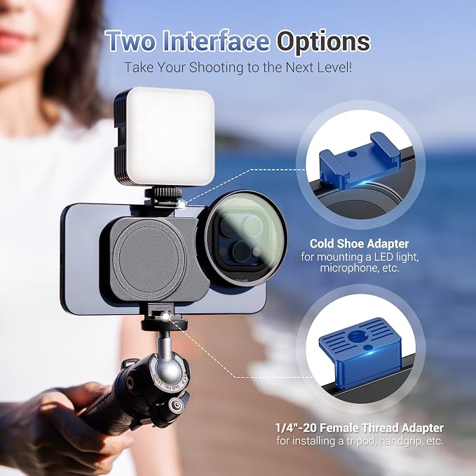 JJC 67mm ND Filter for iPhone, Magnetic Lens Filter Adapter - Image 5