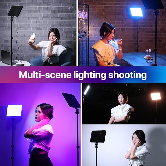 ULANZI LT003 RGB Video Light, 15W Portable LED Panel - Image 5