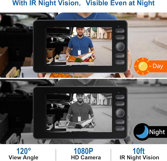 Doorbell Camera Wireless No Subscription Video Doorbell, Bidirectional Wake-up - Image 5