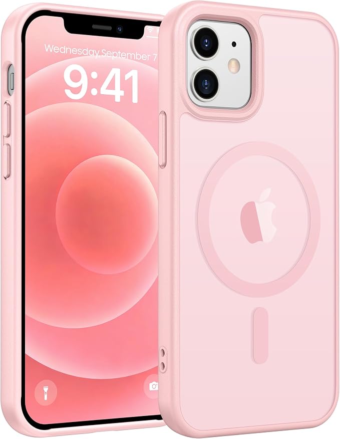 FNTCASE for iPhone 13 Mini Case: for iPhone 12 Mini Case Translucent Matte by FNTCASE