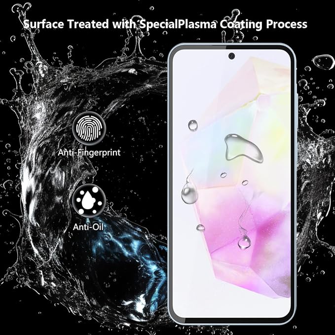 3 Pack for Samsung Galaxy A35/A36/A55/A56/S24 FE/S25 FE Screen Protector - Image 5