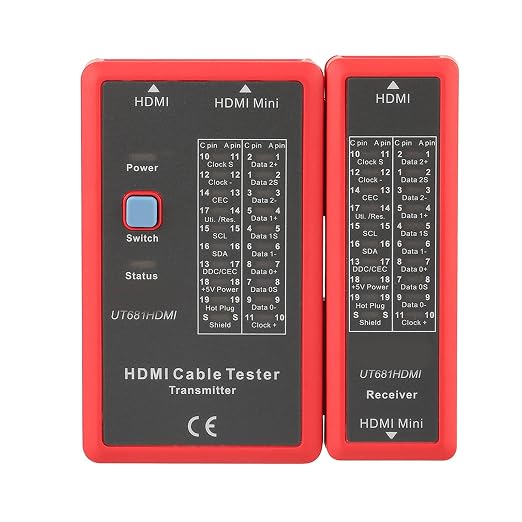 UT681 HDMI Cable Tester, Portable Mini HDMI to HDMI, High Definition USB Cable by Unknown