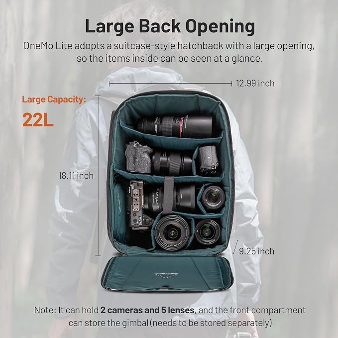 PGYTECH OneMo Lite Camera Backpack 22L - Image 2