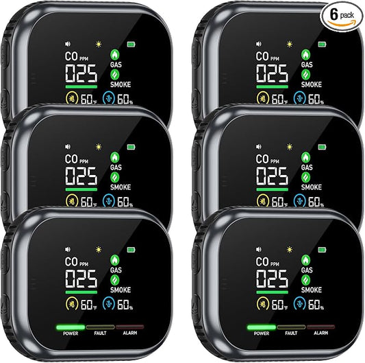 5 in 1 Indoor Air Quality Monitor, Portable Real-Time by Unknown