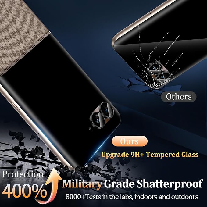 3+3 Pack for Moto Razr Ultra 2026/2025 Front Privacy Screen Protector+Camera - Image 3