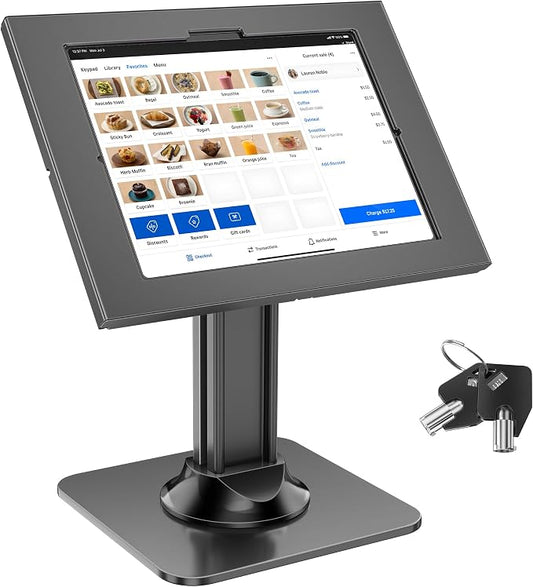 AboveTEK Anti-Theft iPad Kiosk Stand – POS iPad Security Mount by AboveTEK