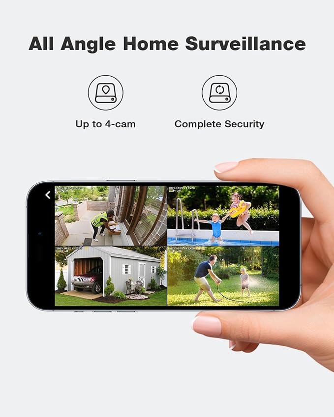 SEHMUA Security Cameras Wireless Outdoor, No Subscription Required, Color Night - Image 4