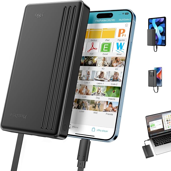 ySky 1TB Portable External Hard Drive by ySky