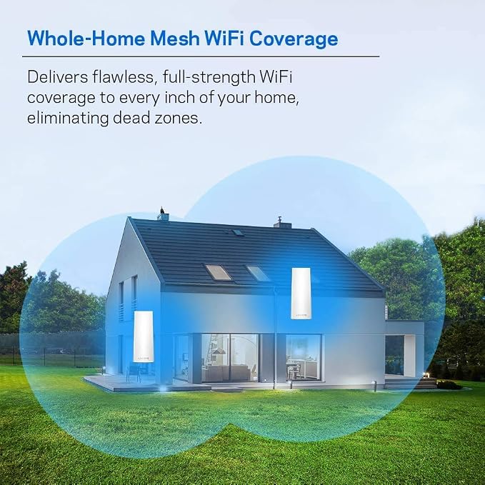 Linksys Velop Mesh Home WiFi System, 000 Sq. ft Coverage, 40+ Devices, Speeds - Image 3
