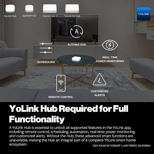 YoLink Relay Switch for Indoor Lighting, Any Home Appliances, Electric Circuits - Image 9