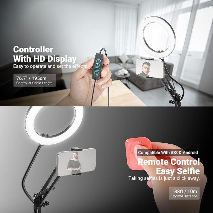NEEWER Entry Level Version N41 8" LED Ring Light - Image 8