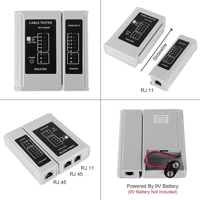 RJ45 Crimp Tool Kit Pass Through Ethernet Crimper - Image 6