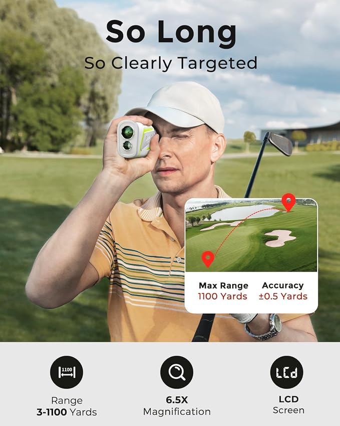 FOSSIBOT Range Finder Golf Rangefinder - Image 5
