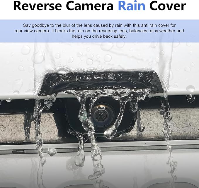 Car Rear View Camera Cover, Rain & Snow Proof Anti-glare Shield - Image 3