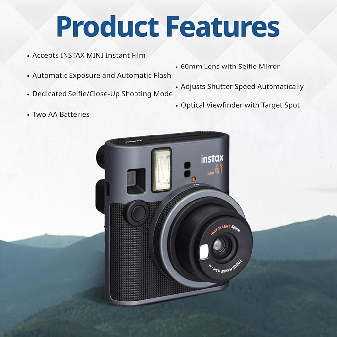 FUJIFILM Mini 41 Instant Film Camera Bundle – Instant Photo Camera - Image 4