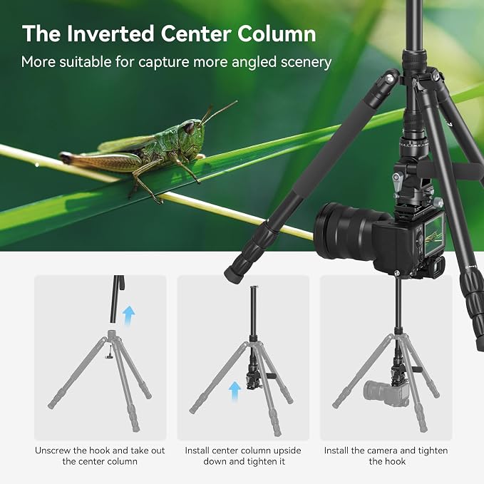 SmallRig CT195 Video Tripod Kit, Max Load 15kg / 33Ibs - Image 9