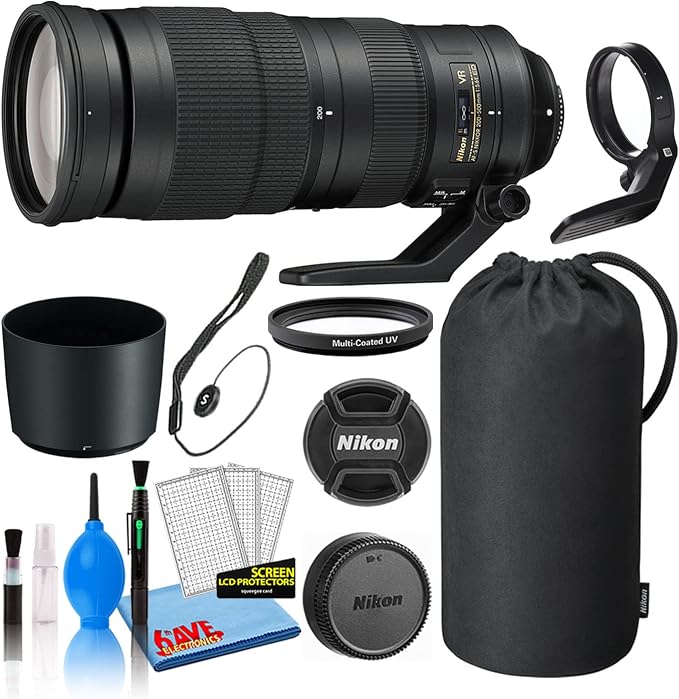 Nikon AF-S NIKKOR 200-500mm f/5.6E ED VR Lens by Amazon+Renewed