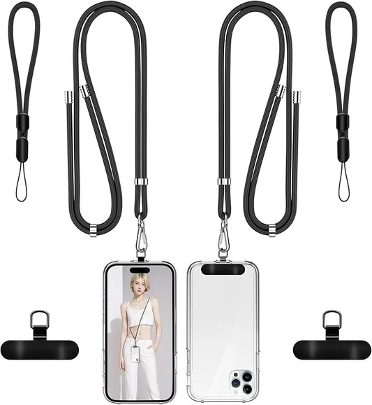 takyu Phone Lanyard, 2 Pack Adjustable CellPhone Lanyard Crossbody Neck Strap by Takyu