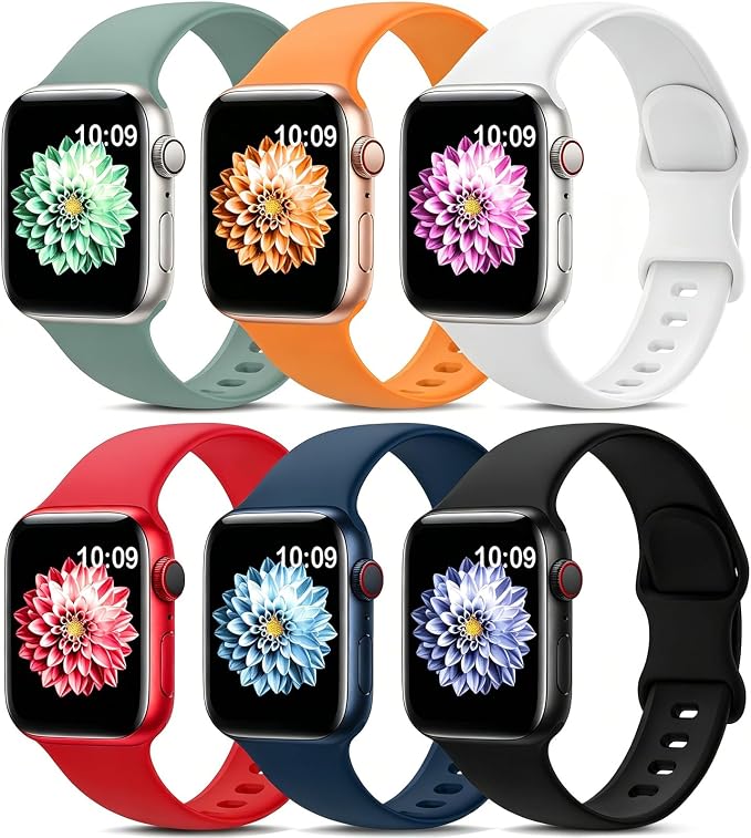 6 Pack Sport Bands Compatible by AMSKY