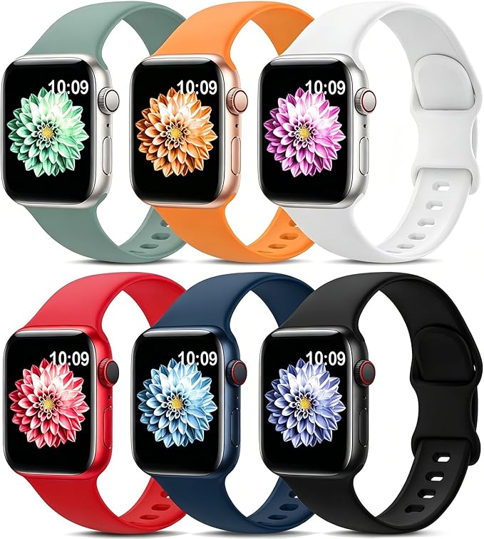 6 Pack Sport Bands Compatible by AMSKY